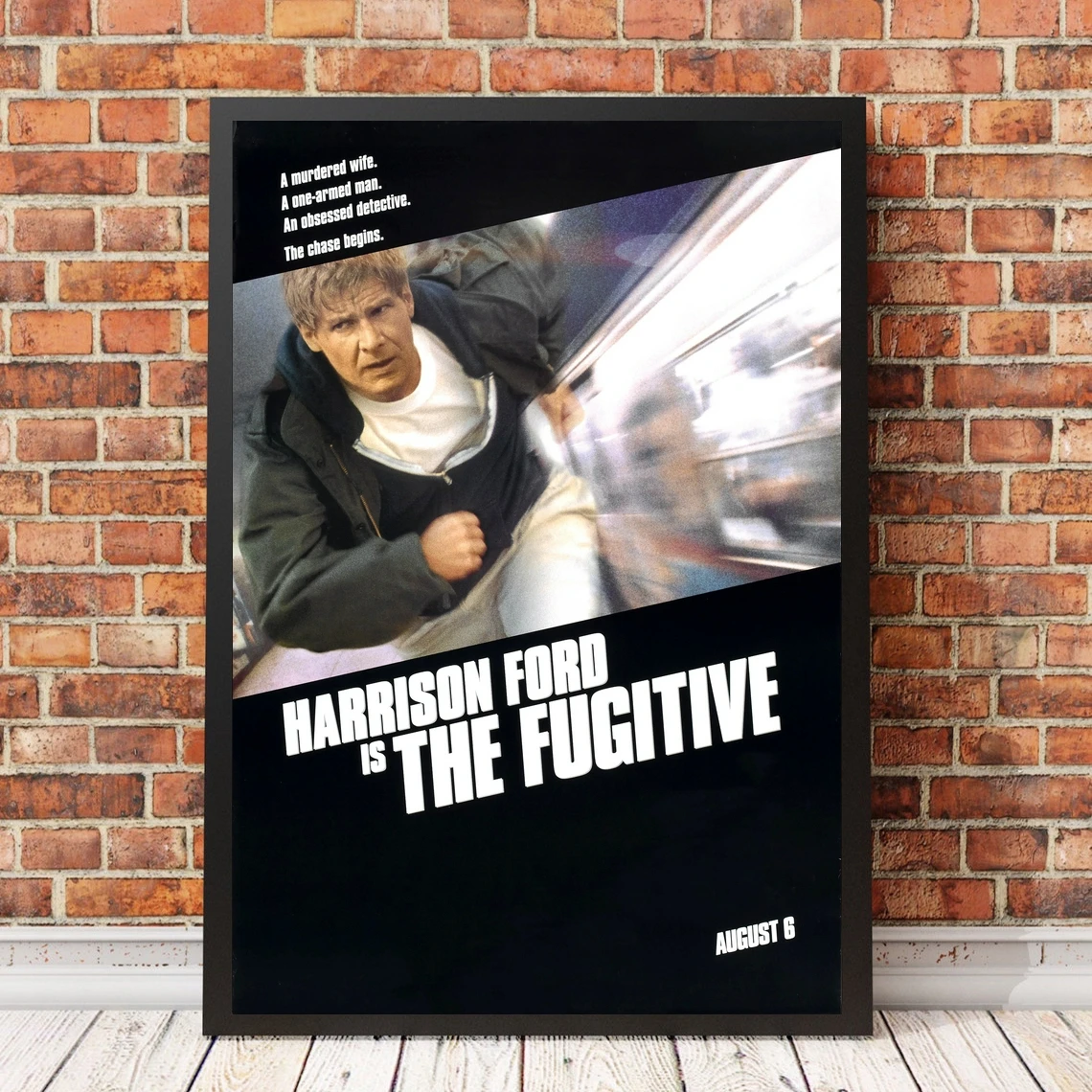 

The Fugitive Classic Movie Poster, Canvas Art Prints Home Decoration Wall Painting ( No Frame )