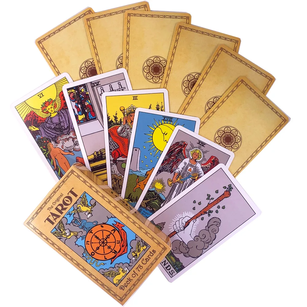 Ретро Классический Стиль оригинальные карты Таро террасы настольная игра