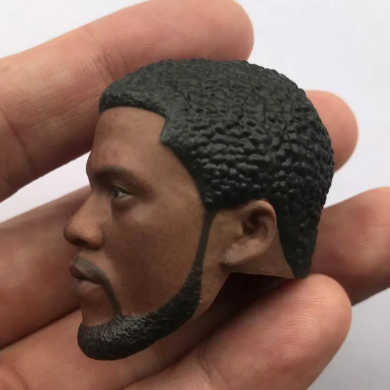 Масштаб 1/6 голова Wakanda лепка Пантеры престол черного человека Резьбовая модель
