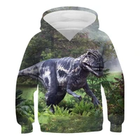 boys sweatshirt dinosaur hoodies cool fashionable children autumn 3d printed hoodies girl animal pullover sweatshirts