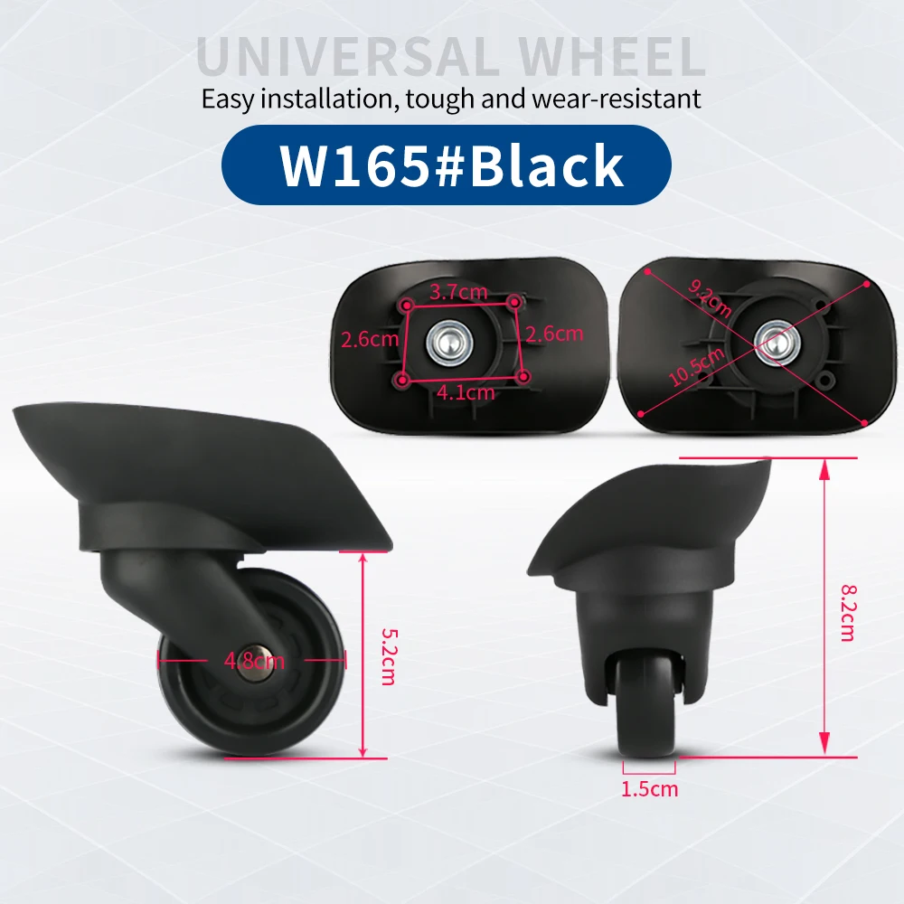 TANGYIPIN Olympio,  Password box pulley suitcase trolley case luggage accessories wheels repair password box non-slip universa