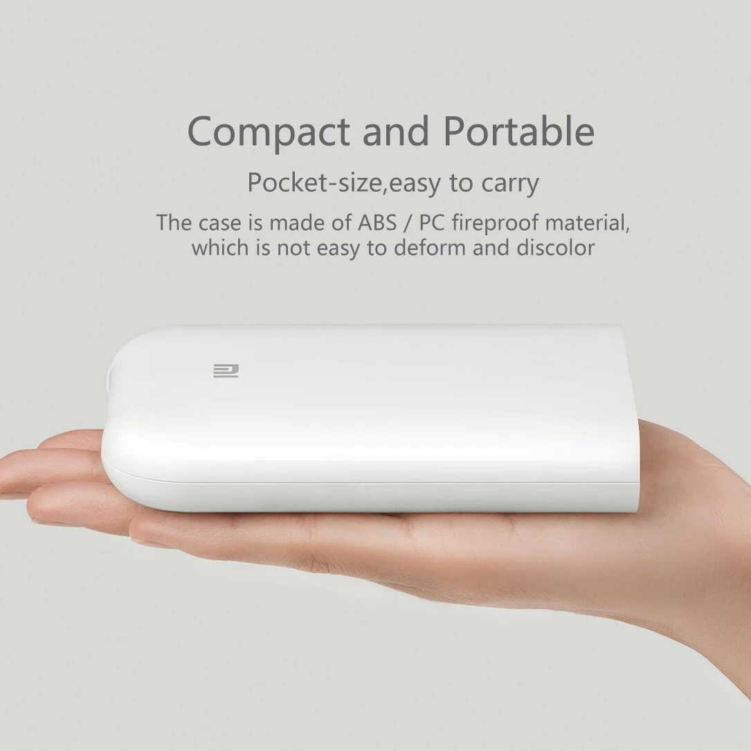 Портативный мини-термопринтер Xiaomi Zink Inkless Mijia AR Карманный фотопринтер