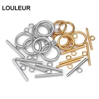 stainless steel ot clasps bracelet toggle clasp connectors for diy bracelet necklace jewelry findings making supplies wholesale