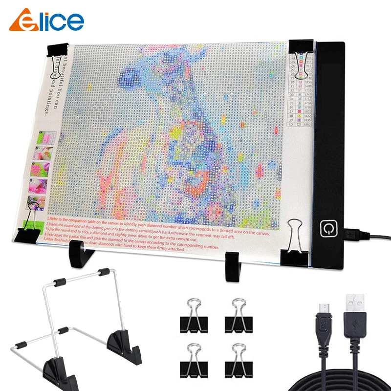 Планшет Elice A4 со светодиодный светильник тбокс для рисования копирования