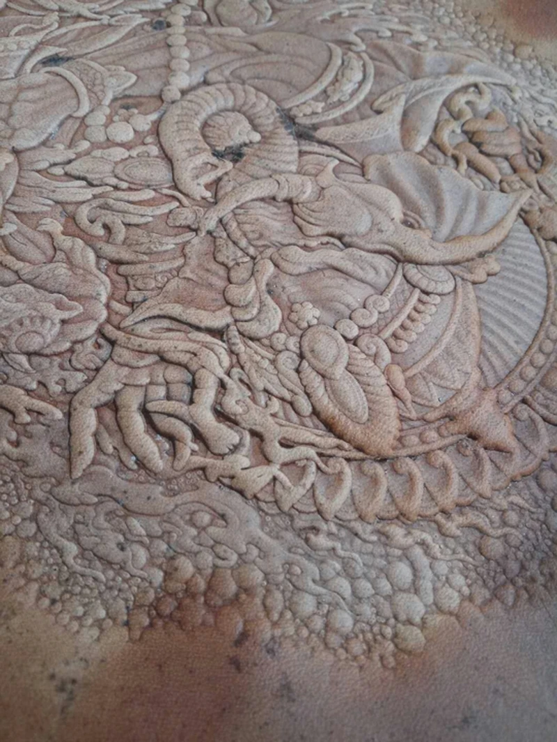 Ganesha узоры ручная работа уникальный дизайн инструменты для работы с кожей