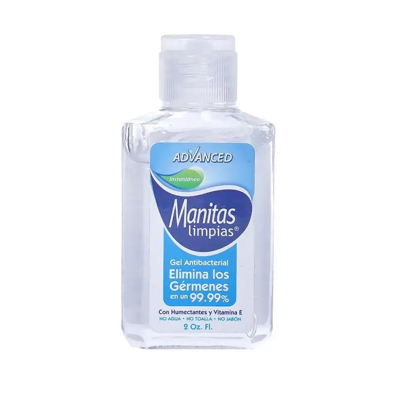 60 мл Антибактериальный миниатюрный антисептик для рук одноразовый безводный