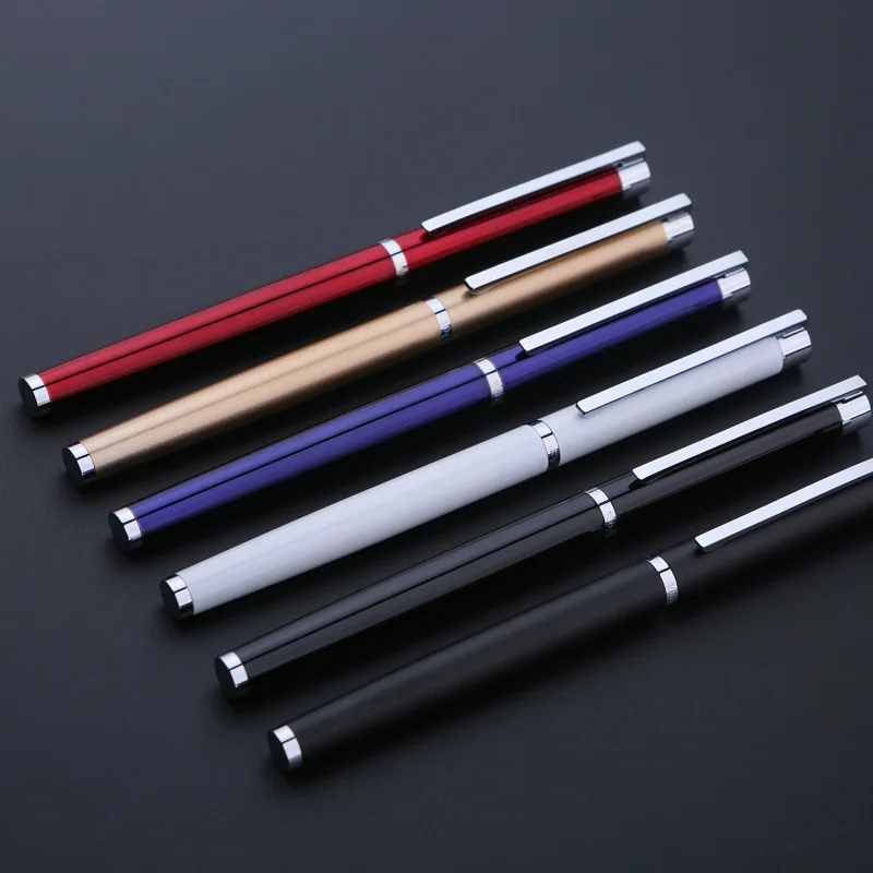 

Hero fountain pens authentic 1063 ultrafine pen 0.38mm students Office business gift black pink yellow blue