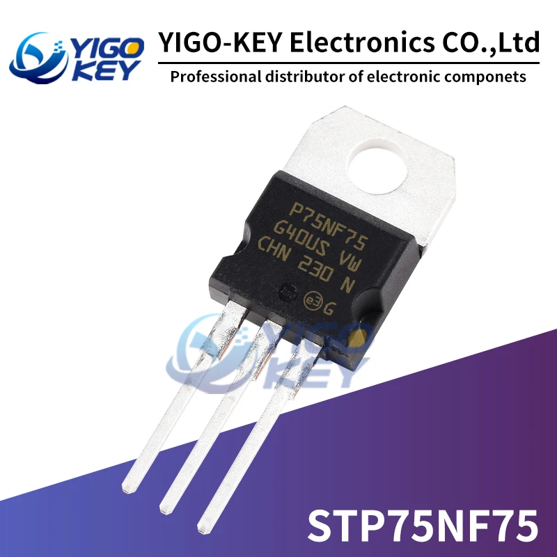 

100 шт. STP75NF75 TO-220 75NF75 TO220 P75NF75 Новый МОП полевой транзистор