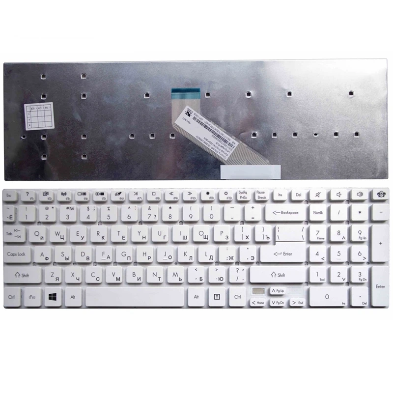 NEW Russian Keyboard for Acer Aspire ES1-531 ES1-731 ES1-731G Black RU laptop keyboard | Компьютеры и офис