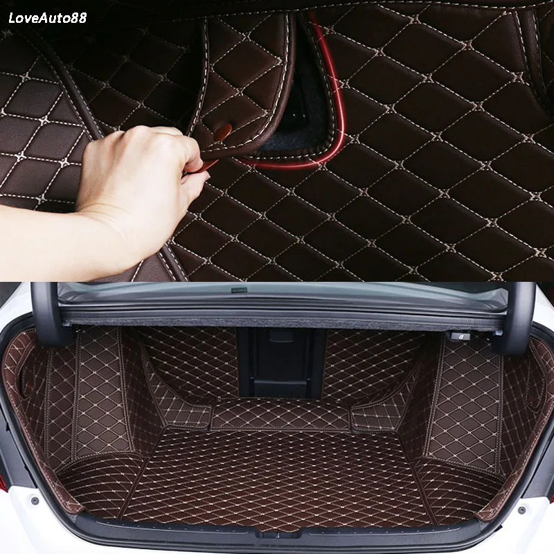 Car trunk mats cargo Liner For Honda Accord 10th 2018 2019 2020 2021 Car Pad full Cover Case Carpet Rugs Car Accessories