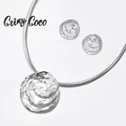 Распродажа, ожерелье с круглым кулоном Cring Coco для женщин, модное геометрическое ожерелье-чокер из сплава, бижутерия для вечеринки и свадьбы, подарки для друзей