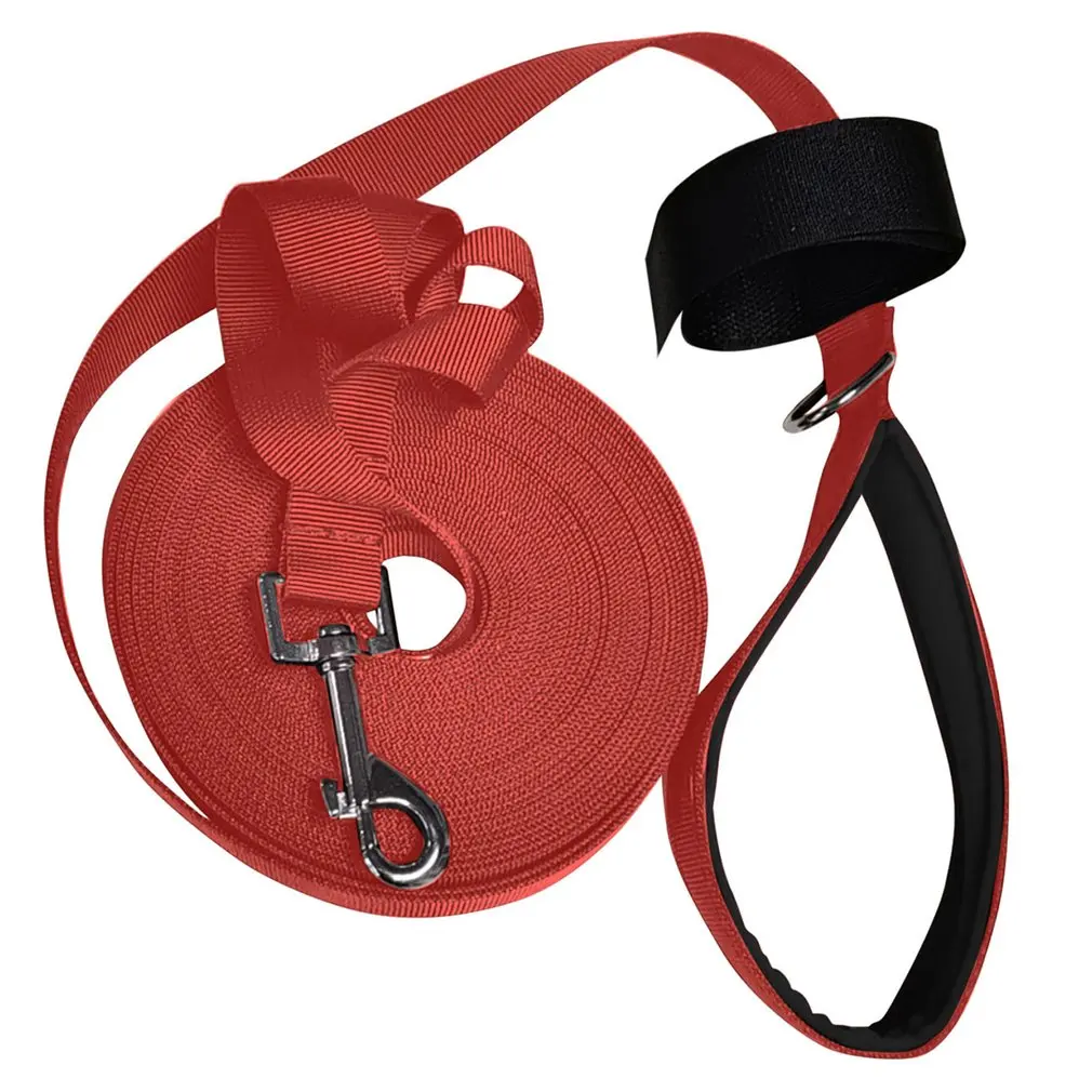 Нейлоновый Поводок для собак, сверхпрочный полированный стробочный буксировочный трос для собак, товары для питомцев, поводок для домашних...