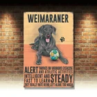Собака Веймаранер порода щенка животные любовь стена Декор Винтаж Ретро металлический знак