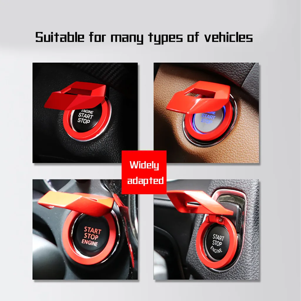 Кнопка запуска и остановки двигателя автомобиля кольцо зажигания для KIA RIO Ford Focus