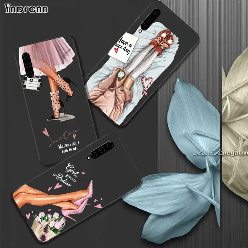Модный силиконовый чехол на высоком каблуке для девушек телефона Xiaomi mi A1 A2 6 8 9 t pro