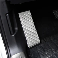 for tiguan mk2 tiguan l 2017 2018 stainless steel left foot rest pedal cover trim accessories car styling 1pcs