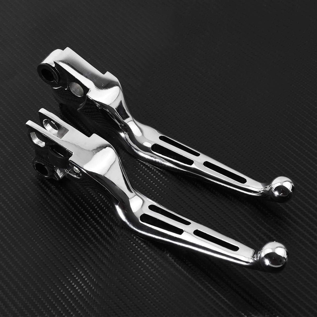 

Рычаги тормозной муфты мотоцикла, черный/хромированный для Harley Dyna Super Glide Softail FXSB Sportster XL1200 883, Touring Street Glide