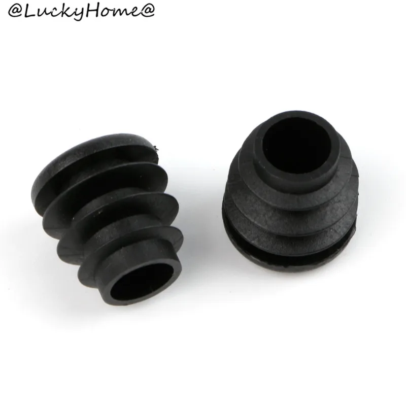 

20Pcs Black Plastic Furniture Leg Plug Blanking End Cap Bung For Round Pipe Tube Hot-Poping