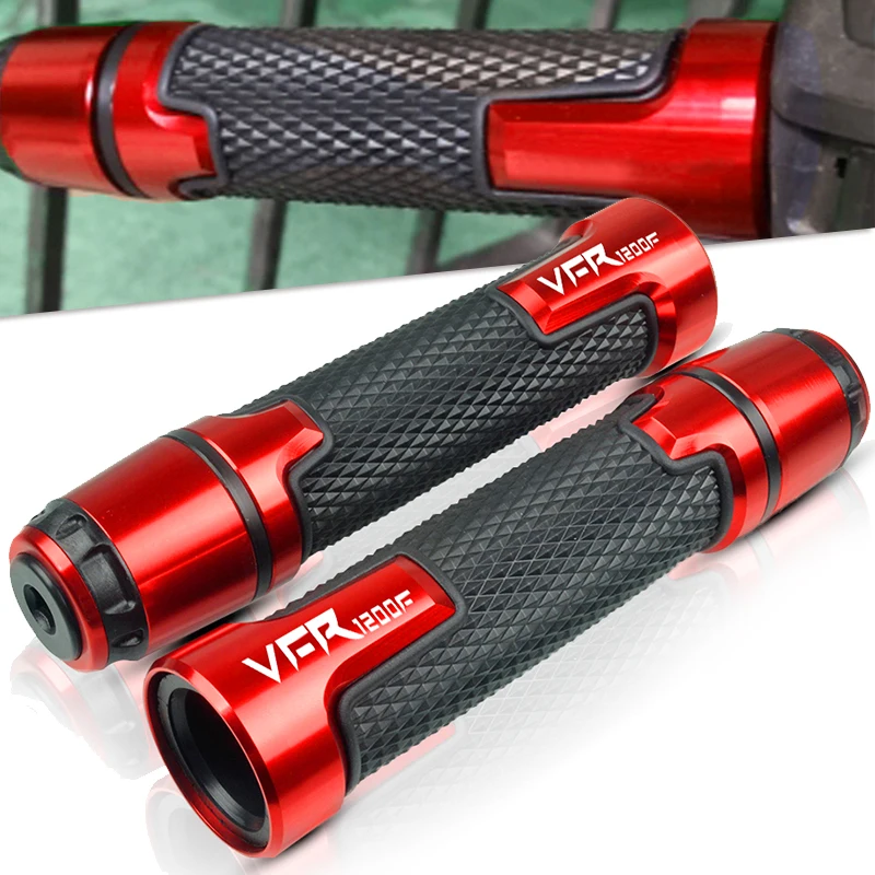 

7/8" 22MM Motorcycle handlebar grip ends handle bar Motorbike handlebar grips FOR Honda VFR1200F 2010 2011 2012 2013 2014 2015