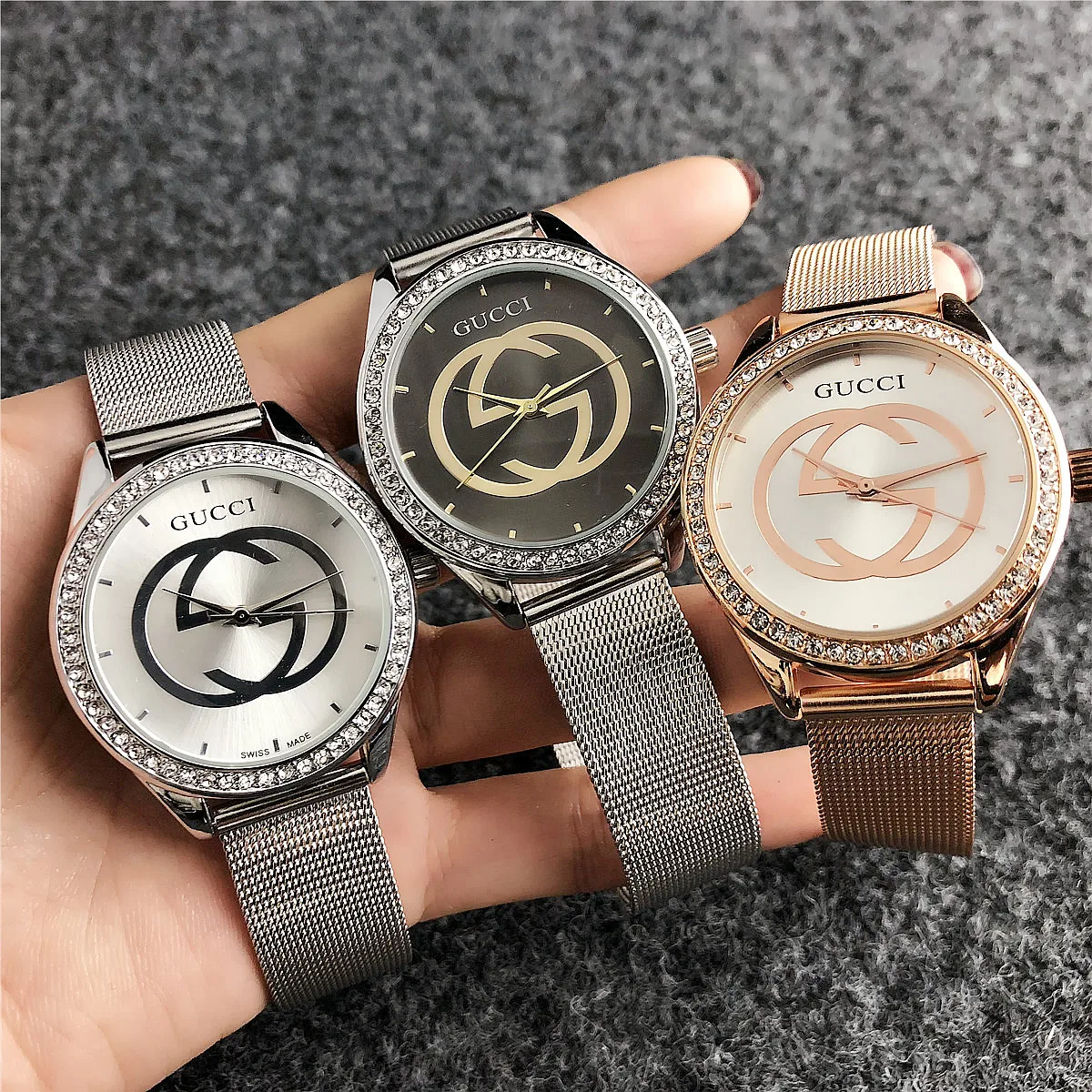 

Luxury brand Quartz Wrist Women Watches Silver Bracelet Ladies Watch Stainless Steel Clock Casual Waterproof Watch G20