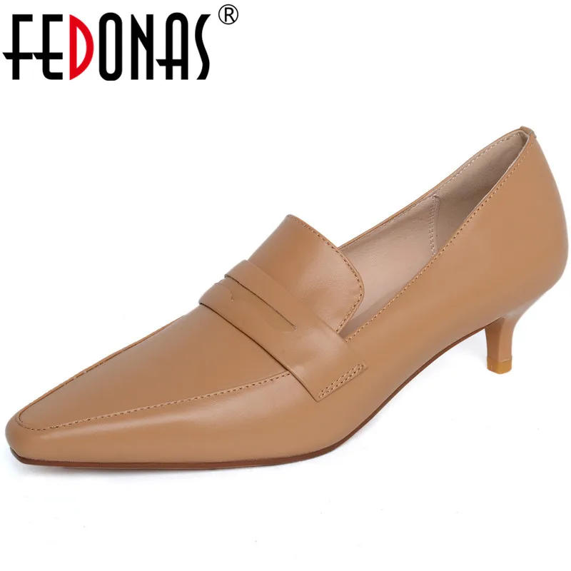 FEDONAS/Высококачественная женская обувь на тонком каблуке Свадебная для вечеринки