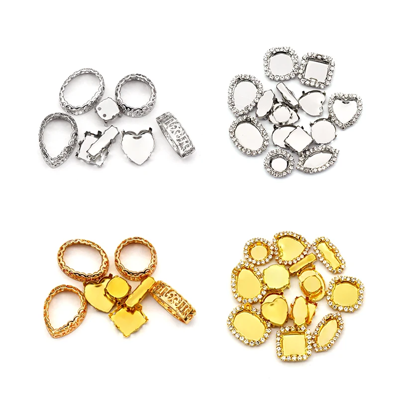 40 шт. яркие разноцветные хрустальные стразы в форме страз стеклянные аппликации