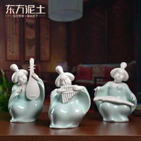 soil chinese traditional ladies ceramic furnishing articles dehua manual sculpture art decorationstang ci poetry