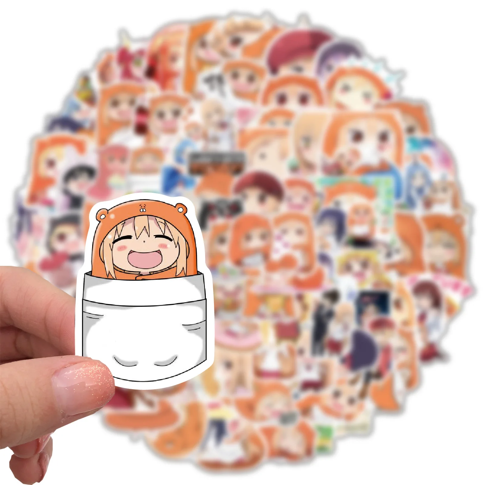 10/50/100 шт. Япония Himouto! Аниме наклейки Умару-Чан для багажа чемодана ноутбука