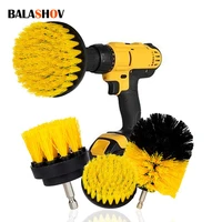 3pcs power scrubber brush electric drill brush power scrubber bathroom surface tub shower tile cleaning tools for auto care