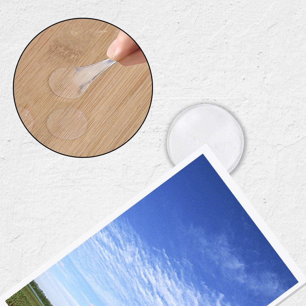 70 шт. круглая двусторонняя клейкая лента прочный акриловый клей для 3D наклеек на