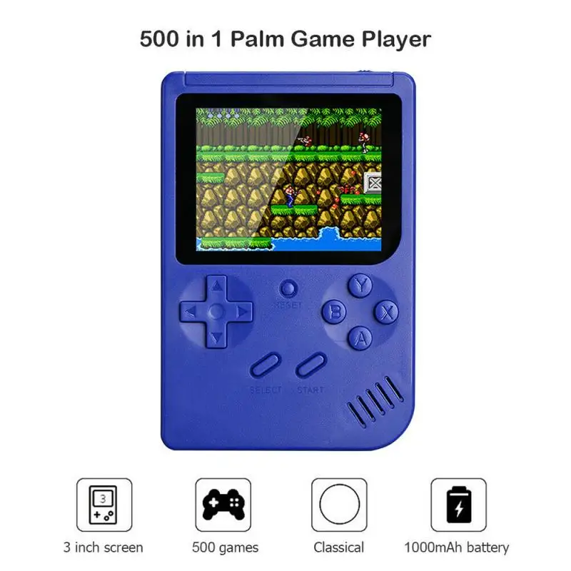Консоль игровая портативная 500 в 1 с поддержкой карт MicroSD | Электроника
