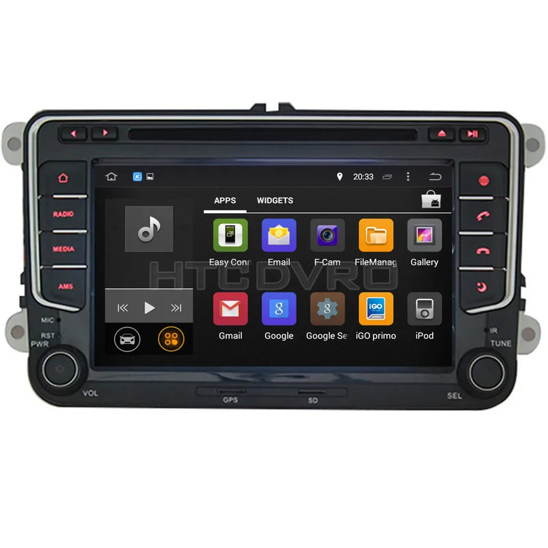 YMODVHT 7 дюймовый Восьмиядерный Android 9 0 1 автомобильный DVD GPS для VW