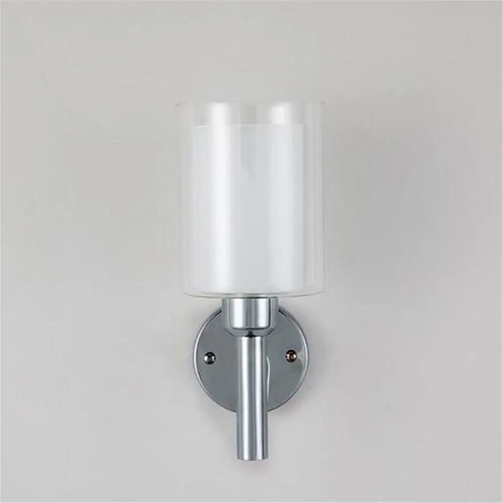 Настенный светильник Промышленный со стеклянным абажуром настенный в винтажном