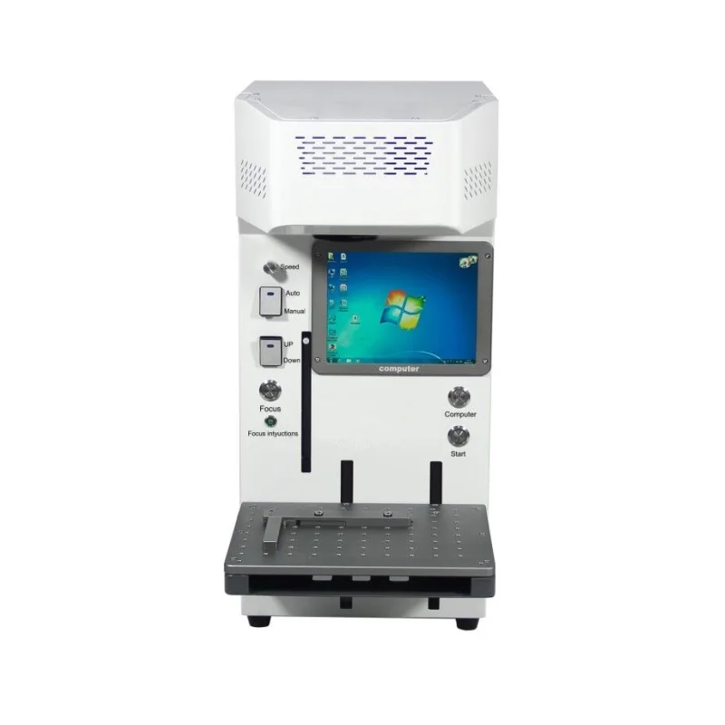 

Mini Auto Focus All in One Fiber Laser Repair Marking Machine 20W Built-in Computer Fiber Laser Engraving For Metal Glass Frame