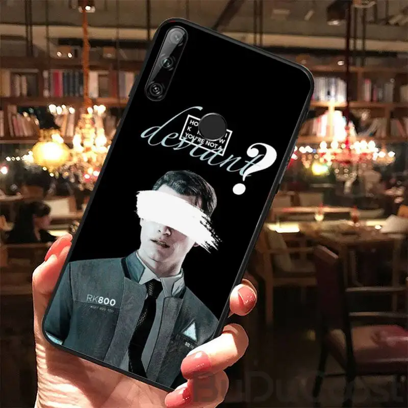 

Hrmes Hot Detroit Become Human RK800 Phone Case For Huawei Y5 Y6 Y7 Y9 Prime Pro II 2019 2018 Honor 8 8X 9 lite View9