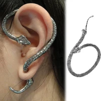 vintage twine spiritual snake ear cuff earrings for women men ear clip cuffs rock punk style cartilage piercing jewelry earcuffs