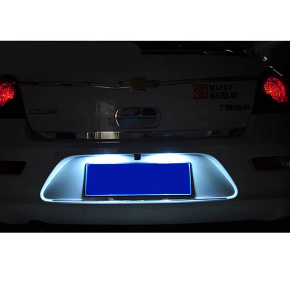 

Lamp LED License Plate Auto Bright White Lights For Chevy Cruze Corvette SS Accessories