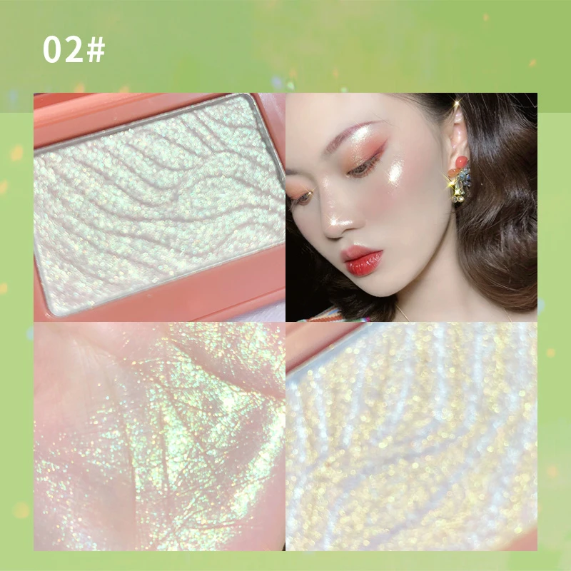 8 цветов одиночные тени для век Палитра мерцающий тон хайлайтер 3D ремонт