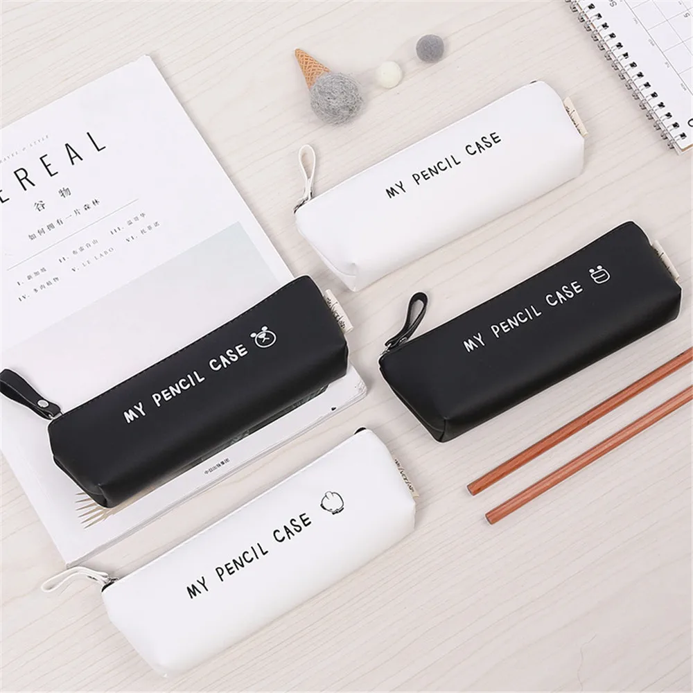 1 шт. мультяшная сумка для ручек из искусственной кожи многофункциональный чехол