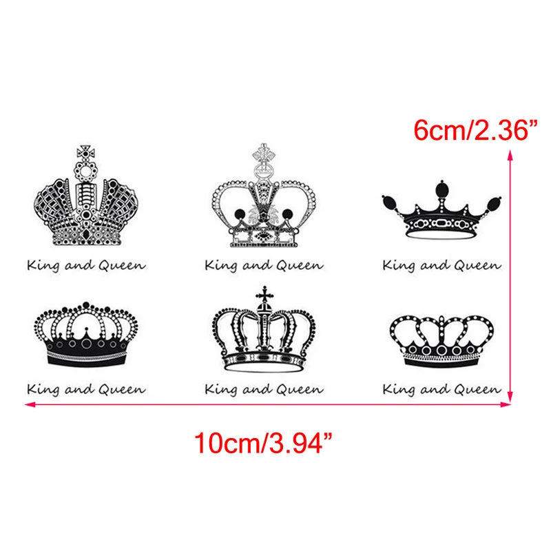 Съемные водонепроницаемые временные татуировки наклейки для боди арта король и