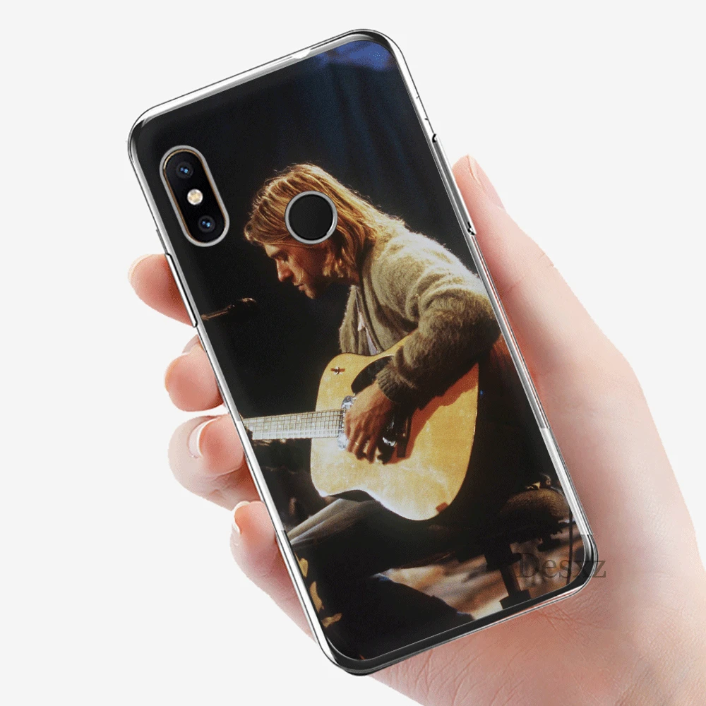 1 Чехол для мобильного телефона из ТПУ для Xiaomi Redmi Note 7 8 Pro 4 Note 4X5 5A 6 Cover Nirvana Kurt Cobain Shell - Цвет: 1