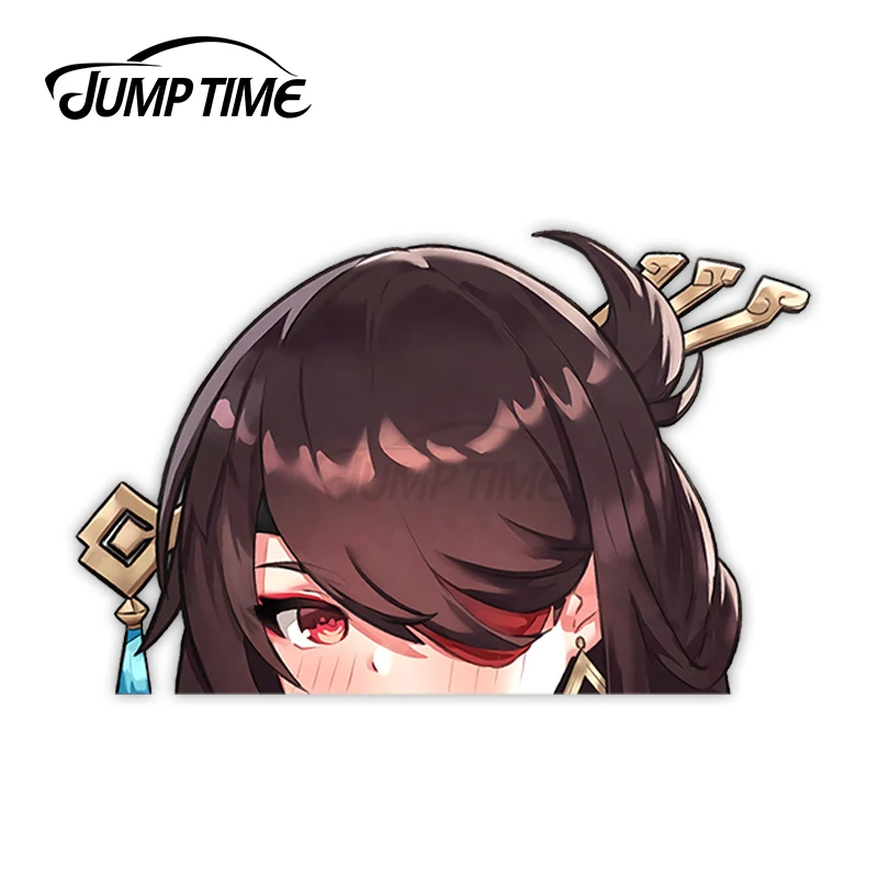 

JumpTime 13x8,5 см Genshin Impact Beidou Peeker автомобильные наклейки и Переводные картинки аниме водонепроницаемые Пользовательские печати виниловый матер...