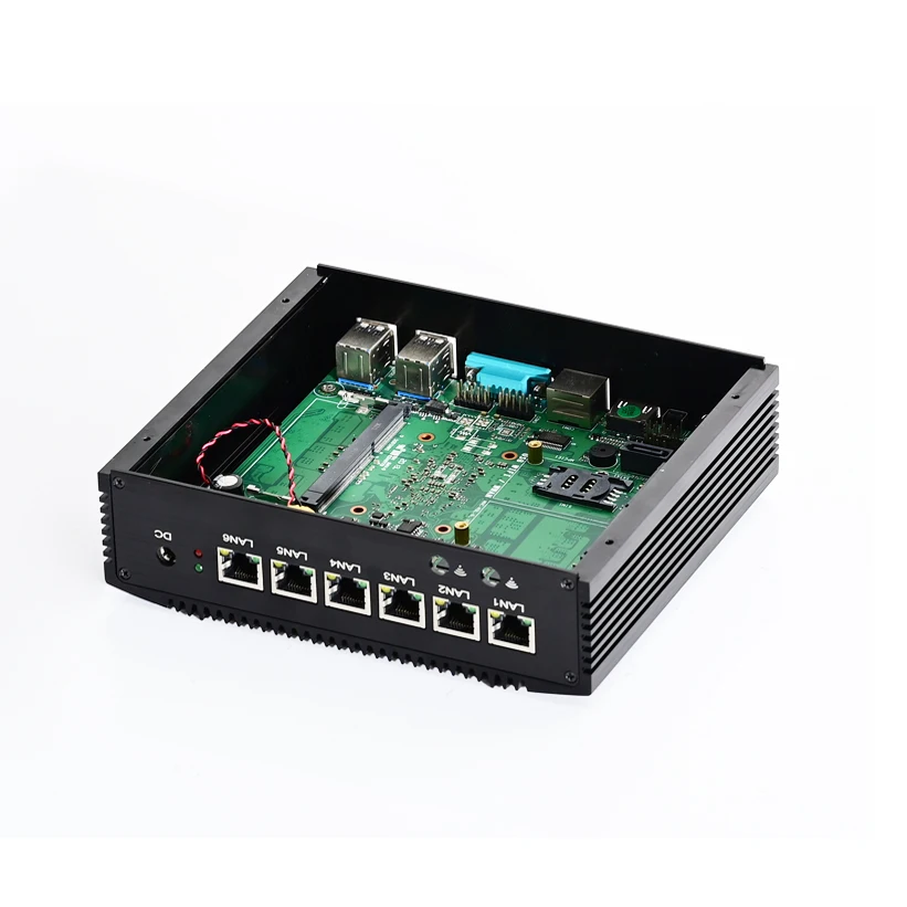Промышленный мини ПК i5 8265U 6 lans брандмауэр pfSense Router 2 * RS232 4G/3G WiFi 8 Гб DDR4L|Мини ПК| |