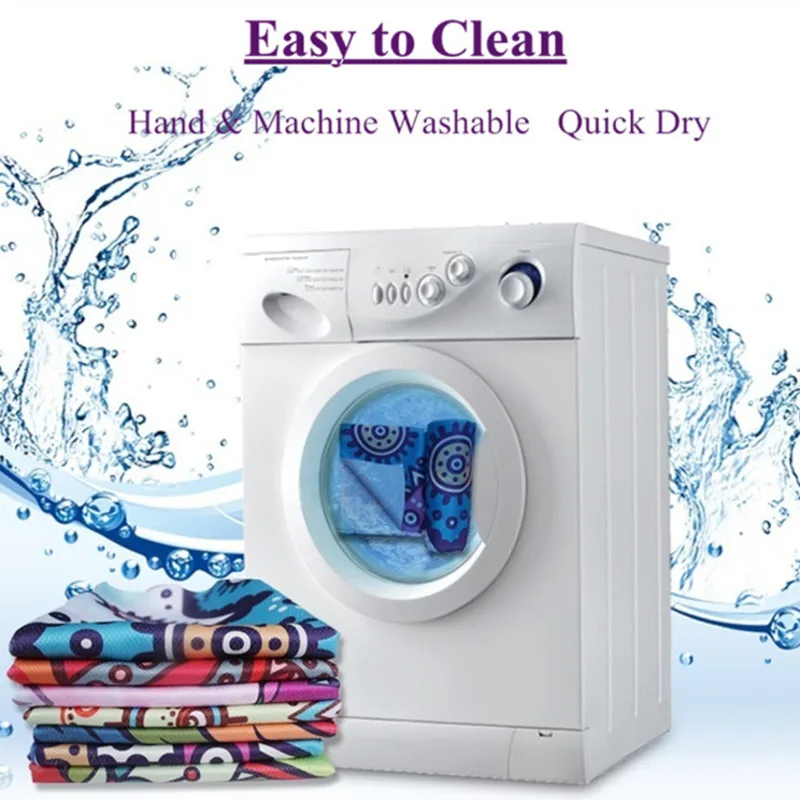 Коврик для йоги из микрофибры с принтом складной портативный коврик фитнеса