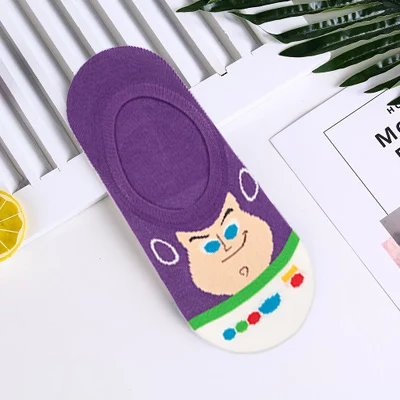 16 Женские носки Корея летние повседневные животные мультфильм утка, мышь Медведь лодыжки носки милые невидимые силиконовые скольжения лодка носки дропшиппинг - Цвет: 16