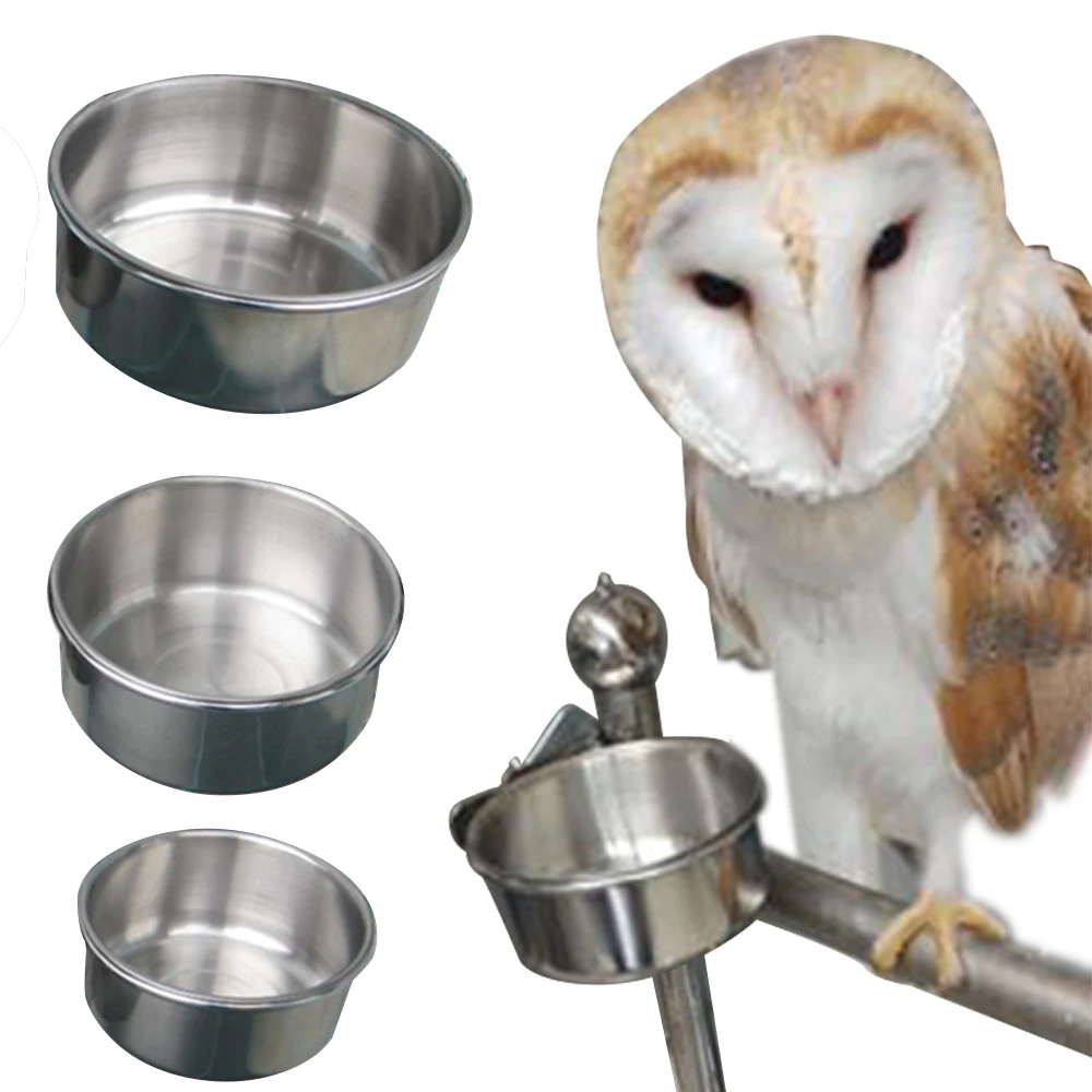 Аксессуары для птичьей клетки попугай кормление миски чашки Домашние любимцы