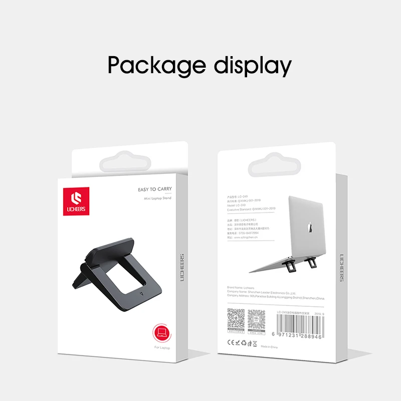 

LINGCHEN Laptop Stand for MacBook Pro Universal Desktop Laptop Holder Mini Portable Cooling Pad Notebook Stand for Macbook Air