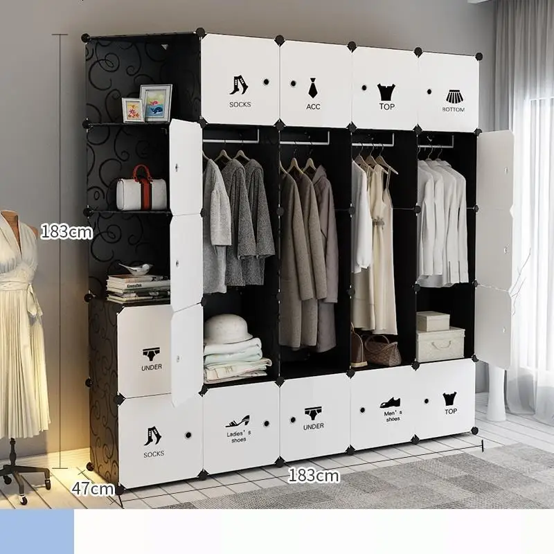 Version AC Мобильный дальномер Chambre Kleiderschrank Armario Tela Meble комод мебель для спальни Guarda Roupa Mueble шкаф - Цвет: Version AC