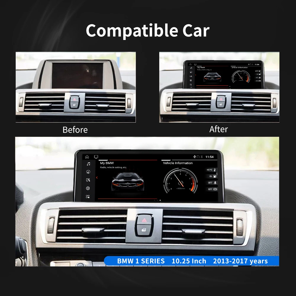 Система Android 10 Автомобильный мультимедийный экран для BMW F20 F21 F22 F23 (Cabrio) 2013 2017 Wi Fi BT
