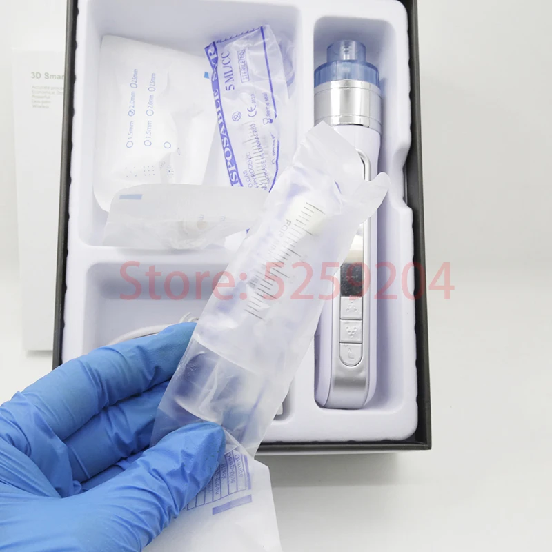 Ручной инжектор для мезотерапии портативный ручной воды 3D омоложения кожи